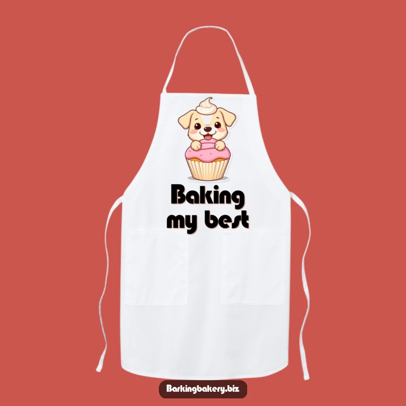 Funny Dog Frosting Apron: Bake with Joy and Humorous Style