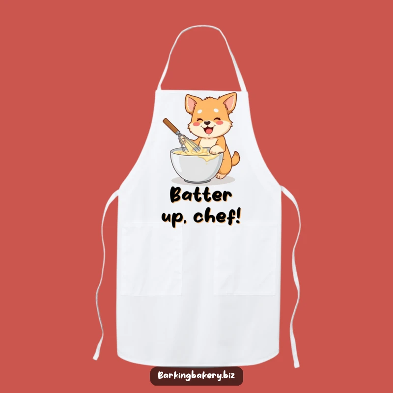 Funny Chef Dog Apron: Energetic Whisk Pup - Protects & Amuses Gift