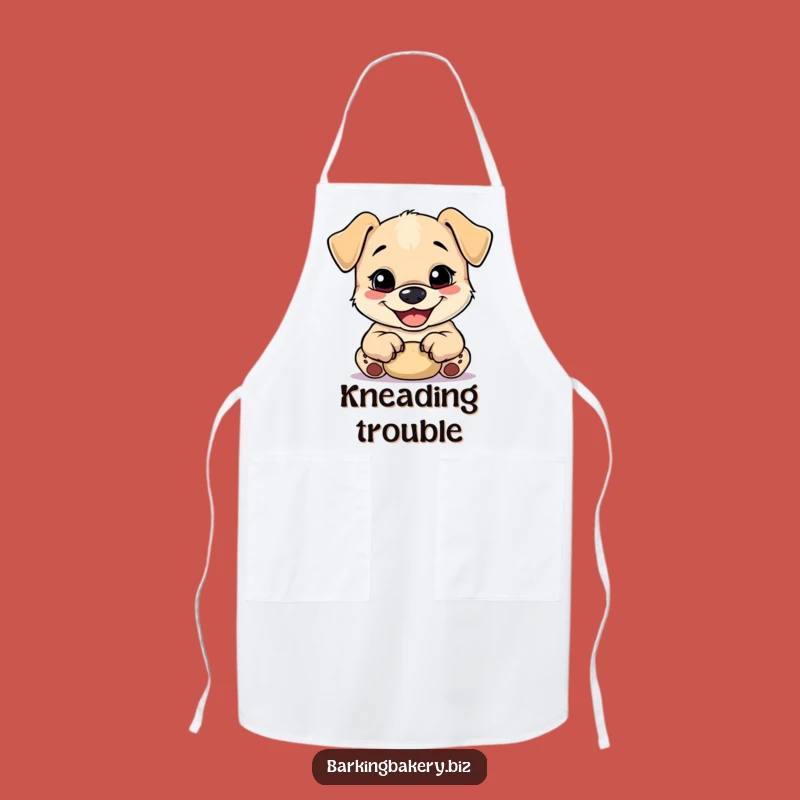 Funny Dough Kneading Pup Apron: Happy Baker Protection for Pawsome Cooks