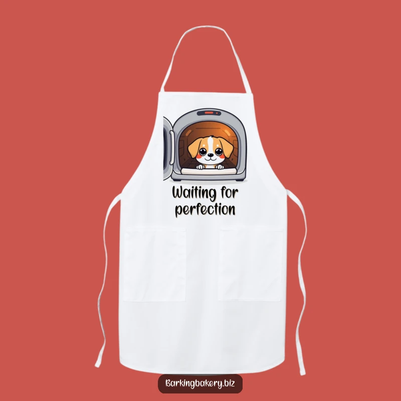 Funny Oven Peek Dog Apron - Hilarious Baker Pup Cooking Gift