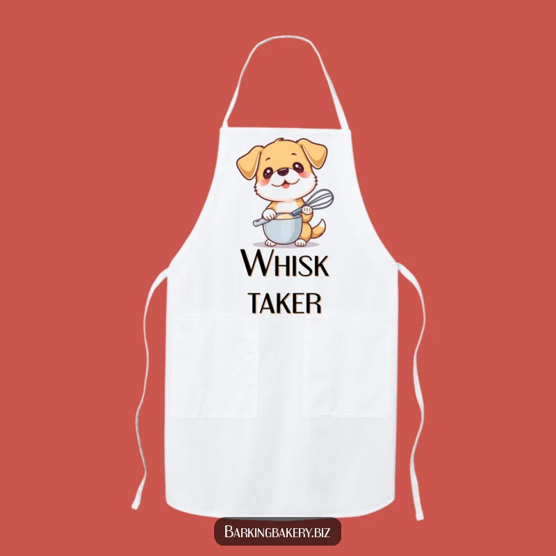 Funny Dog Baker Apron - Whisk Ready Kitchen Wear, Perfect Gift!