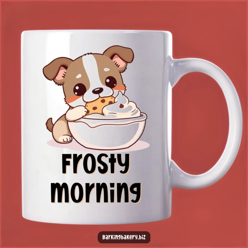 Funny Cookie Monster Dog Mug: Frosty Treat Dip, Hilarious Dog Lover Gift