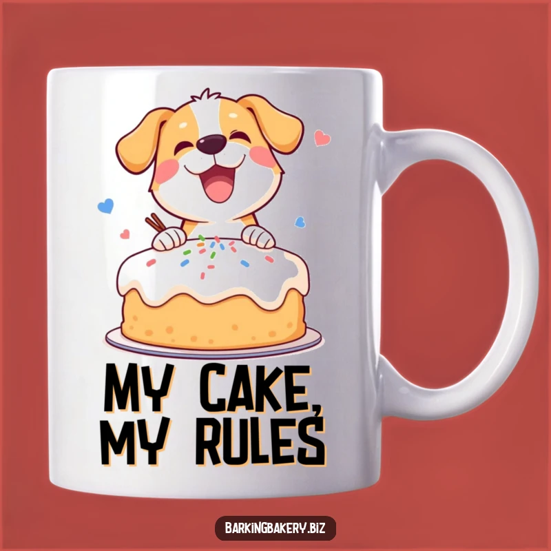 Funny Dog Cake Decorator Mug - The Perfect Hilarious Gift for Dog Lovers