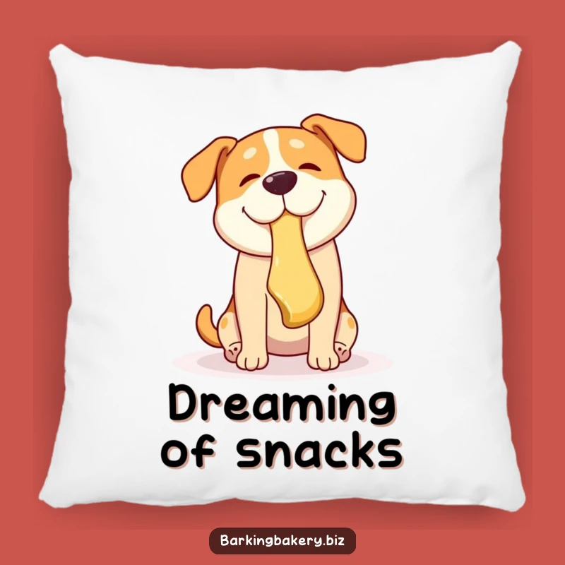 Funny Dog Pastry Catch Pillow: Add Hilarious Comfort and Canine Charm