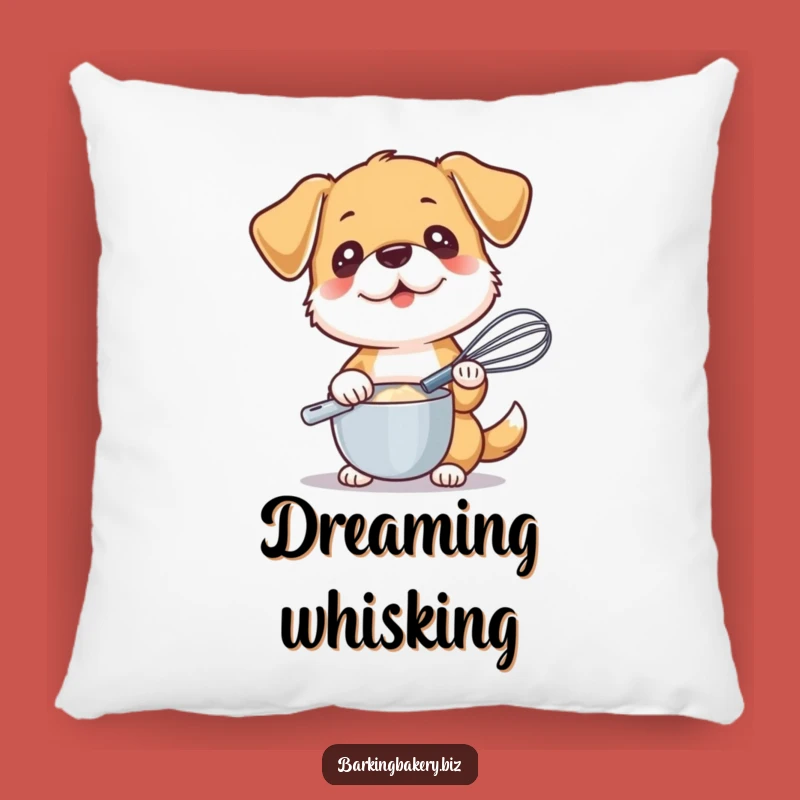 Funny Dog Chef Pillow - Whisk Ready Comfort, Perfect Gift!
