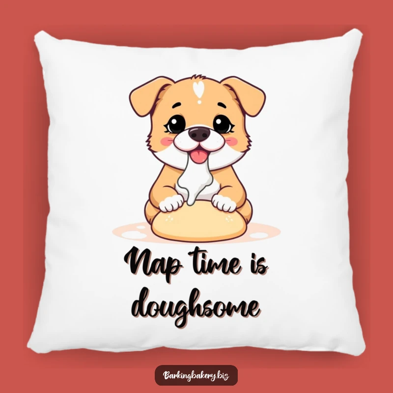 Funny Dog Flour-Nose Pillow: Cozy Kneading Dough Pup Cushion - Hilarious Home Accent Gift