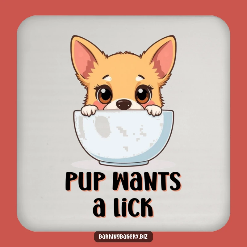 Funny Dog Drink Coaster - Baking Pup's Table Protector Charm