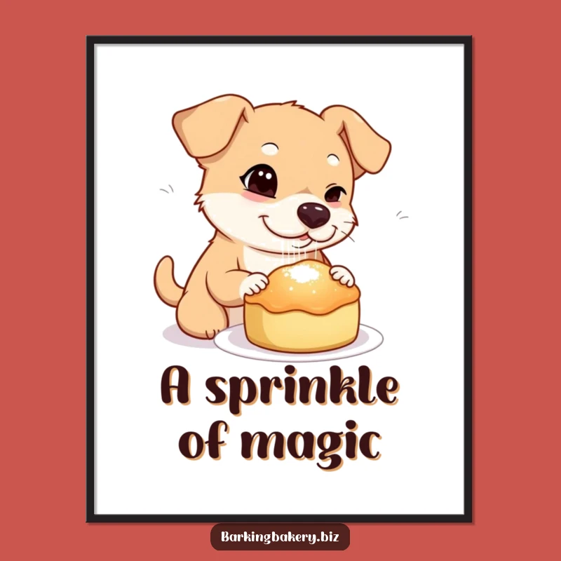 Funny Dog Sugar Sprinkle Poster: Decorate with Hilarious Baking Secrets