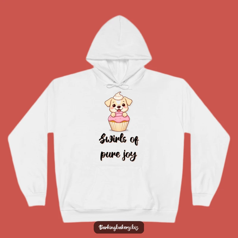 Cozy Funny Dog Frosting Hoodie: Stay Warm with This Humorous Baking Essential