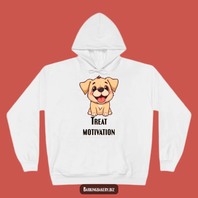Funny Dog Treat Hoodie - Drooling Grin Comfort, Perfect Gift!