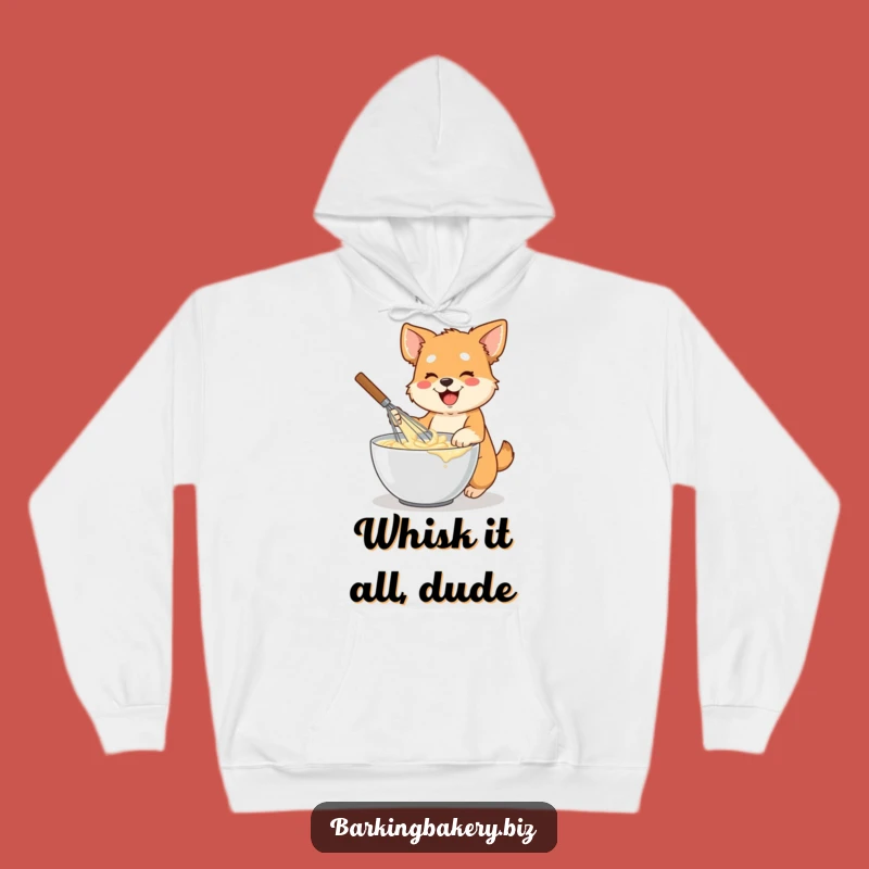 Funny Chef Dog Hoodie: Cozy Energetic Whisk Pup - Warm & Hilarious Gift Idea