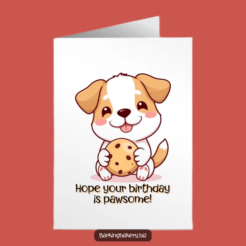 Proud Dog Baker Free Printable Birthday Card: Hilarious Downloadable Gift!