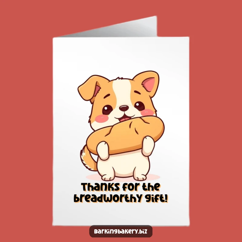 Free Printable Thank You Card: Dog Baker's Masterpiece, DIY Gift!