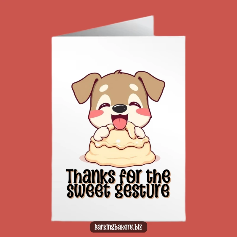 Free Printable Thank You Card: Smiling Dog, Downloadable Gratitude