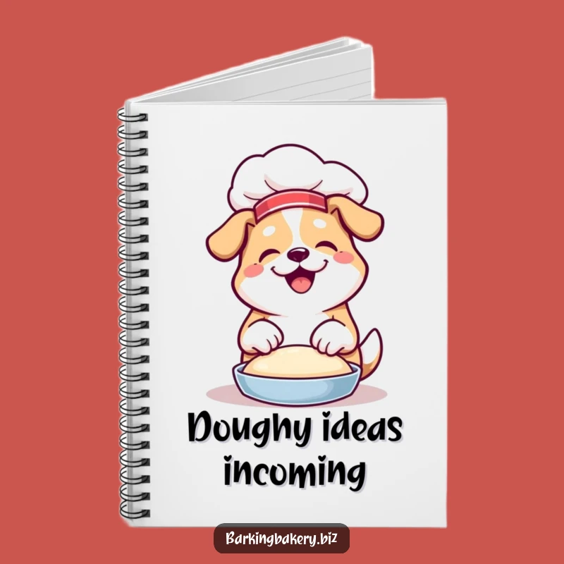 Funny Chef Dog Notebook - Hilarious Baking Diary Gift for Pups Lovers