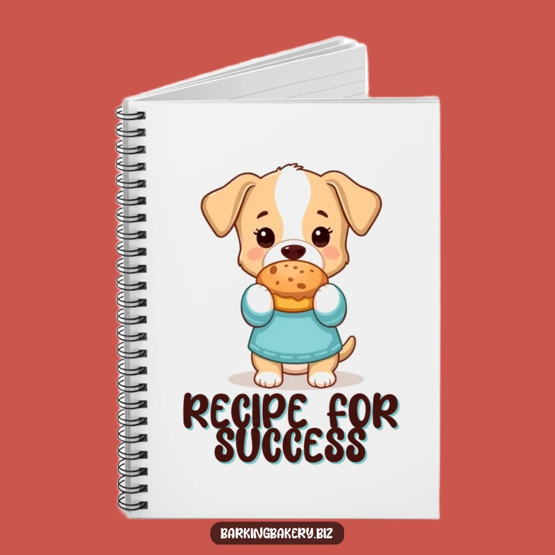Funny Dog Notebook: Recipe Keeper with a Chef Pup in Oven Mitts, Ideal Funny Gift