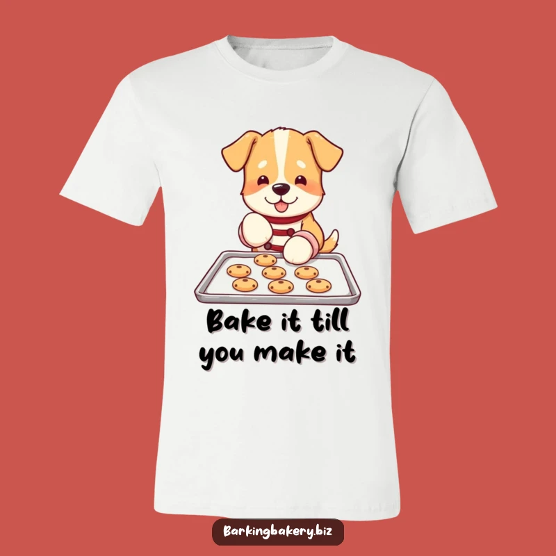 Funny Dog Cookie Baker T-Shirt: Oven Mitt Pup - Hilarious Gift for Dog Lovers