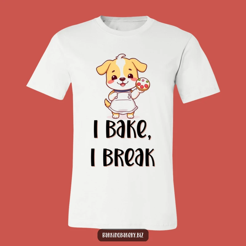 Funny Cookie Decorating Dog T-Shirt: Cheerful Baker Tee for Dog Lovers