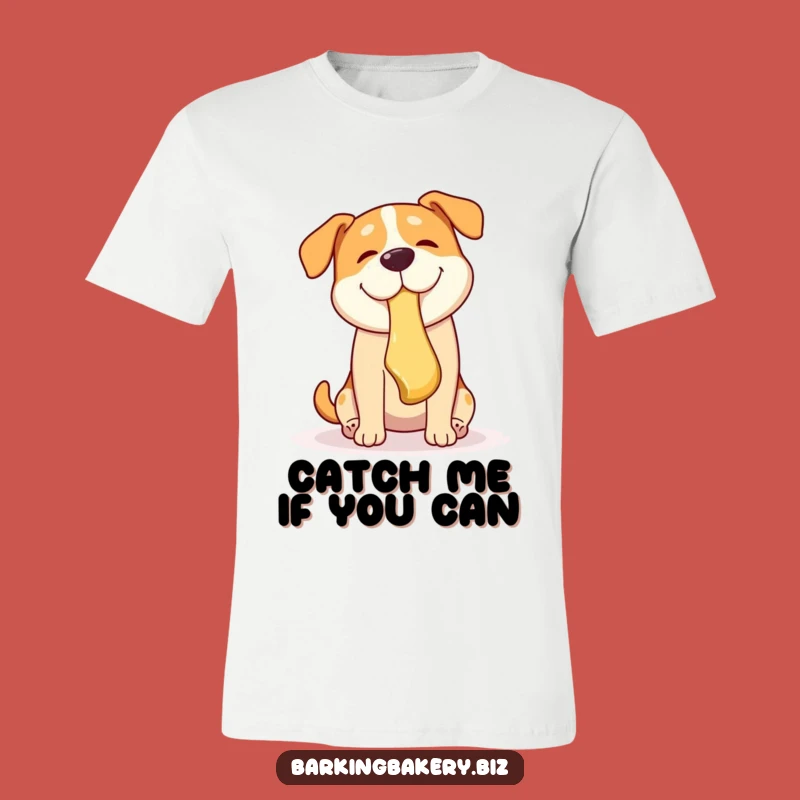 Funny Dog Pastry Catcher T-Shirt: Wear Your Love for Hilarious Canine Antics