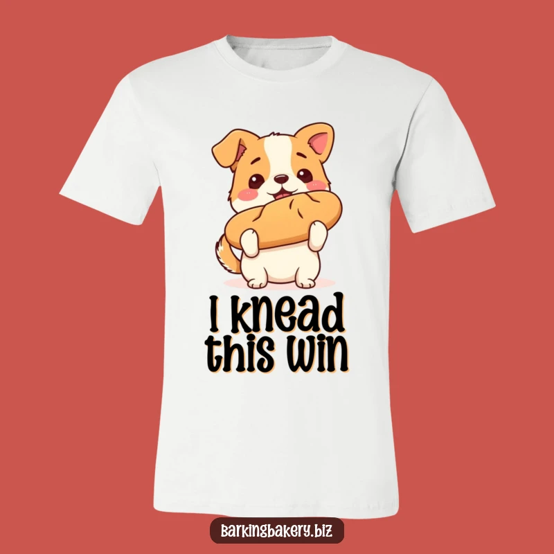 Funny Dog Baker T-Shirt - Champion Loaf Holder Pup Tee