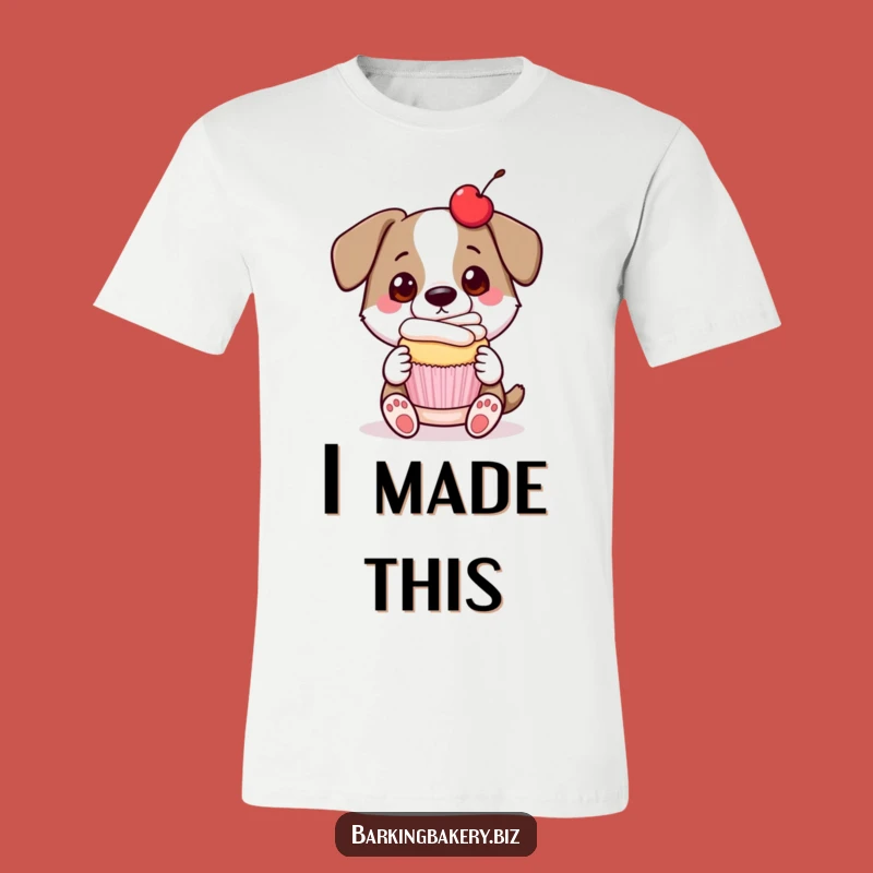 Funny Dog Cupcake Show T-Shirt: Wear Your Pride in Sweet Creations