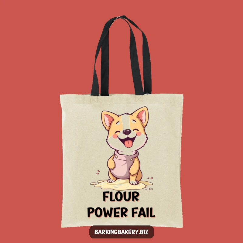 Funny Dog Baker Tote Bag - Giggle-Worthy Spill Design, Ideal Gift!